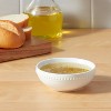 5oz Porcelain Beaded Dip Bowl White - Threshold™ - 2 of 3