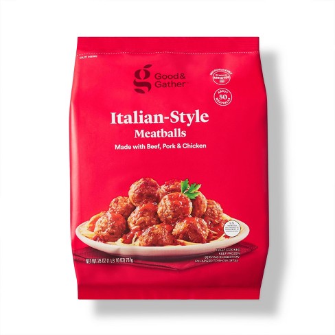 Italian Style Beef, Pork, & Chicken Meatballs - Frozen - 26oz - Good & Gather™ - image 1 of 2