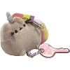 GUND Pusheenicorn Retractable Key Holder – 3” Plush Unicorn Cat Keychain, Ages 8+ - 2 of 4