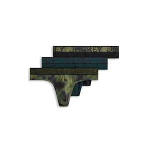 Jockey Men's Microfiber Stretch Thong - 3 Pack - 1 of 3