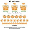 Big Dot of Happiness Little Pumpkin - Fall Birthday Party or Baby Shower Decor and Confetti - Terrific Table Centerpiece Kit - Set of 30 - 3 of 4