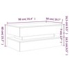 vidaXL Coffee Table White Engineered wood Medium Modern Coffee Table - 4 of 4