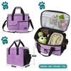 PetAmi Dog Travel Bag, Pet Supplies Organizer with Pockets, Food Container Collapsible Bowls, Gift Accessories Weekend Camping - 2 of 4