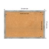 Amanti Art Dove Greywash Square Framed Corkboard, Natural Cork - 4 of 4