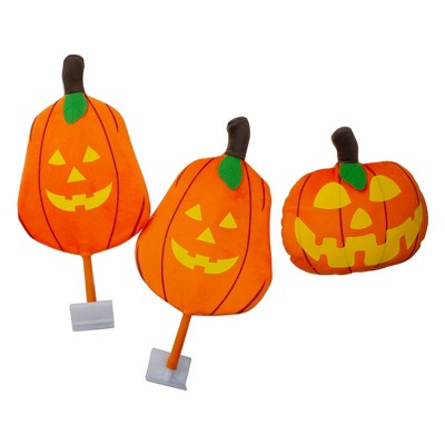 Mystic Industries 19" Orange and Yellow Pumpkins Halloween Car Decorating Kit - Universal Size