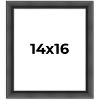 PosterPalooza | Refined Black Picture Frame - UV Acrylic, Foam Board Backing, Hanging Hardware - 2 of 4
