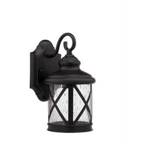 Chloe Lighting Milania Adora Transitional 1 Light Rubbed Bronze Outdoor Wall Sconce 11" Height - 1 of 3