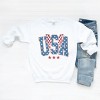 Simply Sage Market USA Checkered Lightning Sweatshirt - 3 of 4