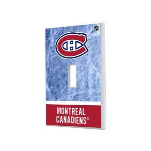 NHL Eastern Conference Teams Ice Wordmark Hidden-Screw Light Switch Plate for Single Toggle - 1 of 4