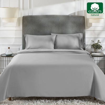 Light Gray Egyptian Cotton California King Sheet Set