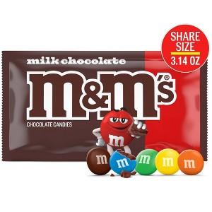 M&M'S Milk Chocolates King Size Candy Bag - 3.14oz - 1 of 4