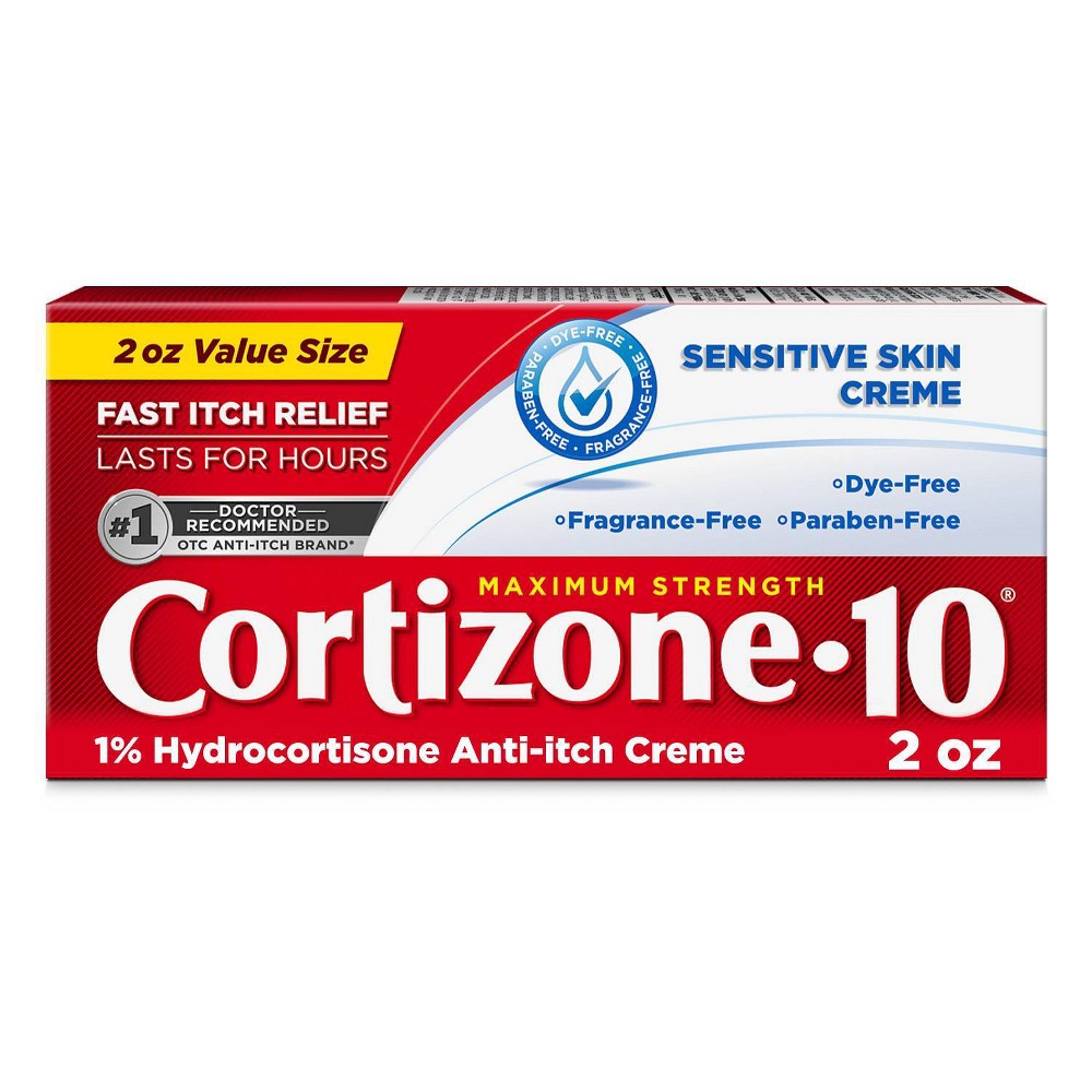 Cortizone-10 Sensitive Natural Skin Cream - 2 oz