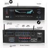 Pyle PT888BTWM.5 Wireless Bluetooth Streaming Home Theater Receiver - 5.2-Channel Surround Sound Stereo Amplifier with 4K Ultra HD Support - 2 of 4