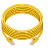 Monoprice Cat6 Ethernet Patch Cable - 20 Feet - Yellow | Network Internet Cord - Snagless RJ45, Stranded, 550Mhz, UTP, Pure Bare Copper Wire, 24AWG - - 4 of 4