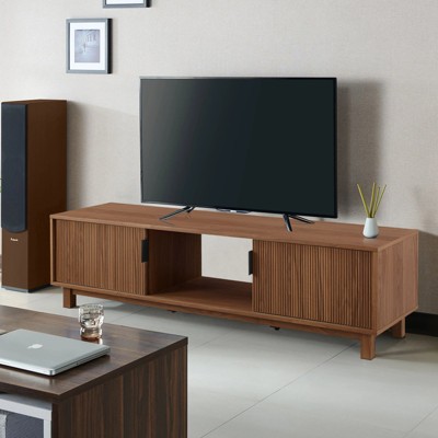 Etelifrank Contemporary TV Stand for 65-Inch TVs - Streamline Minimalist Design