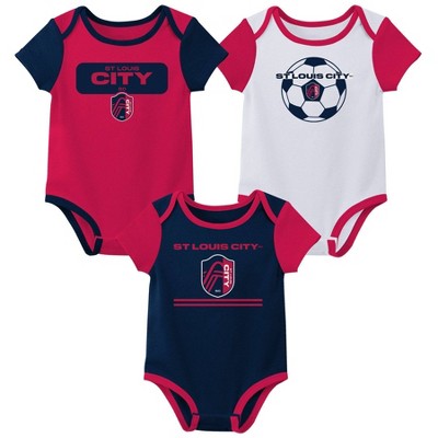 MLS St. Louis City SC Infant Boys' 3pk Bodysuit