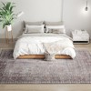 HOMCOM Machine Washable Area Rug, Non-Slip Traditional Flower Print Floor Carpet for Living Room, Bedroom, Dining Room - 2 of 4