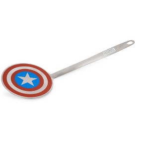 Seven20 Marvel Captain America Shield Colored Flat Stainless Steel Wide Head Spatula - 1 of 4
