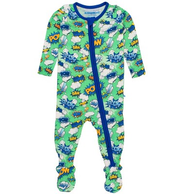 RuggedButts SoftSnooze Baby Boys One Piece Footie Pajamas