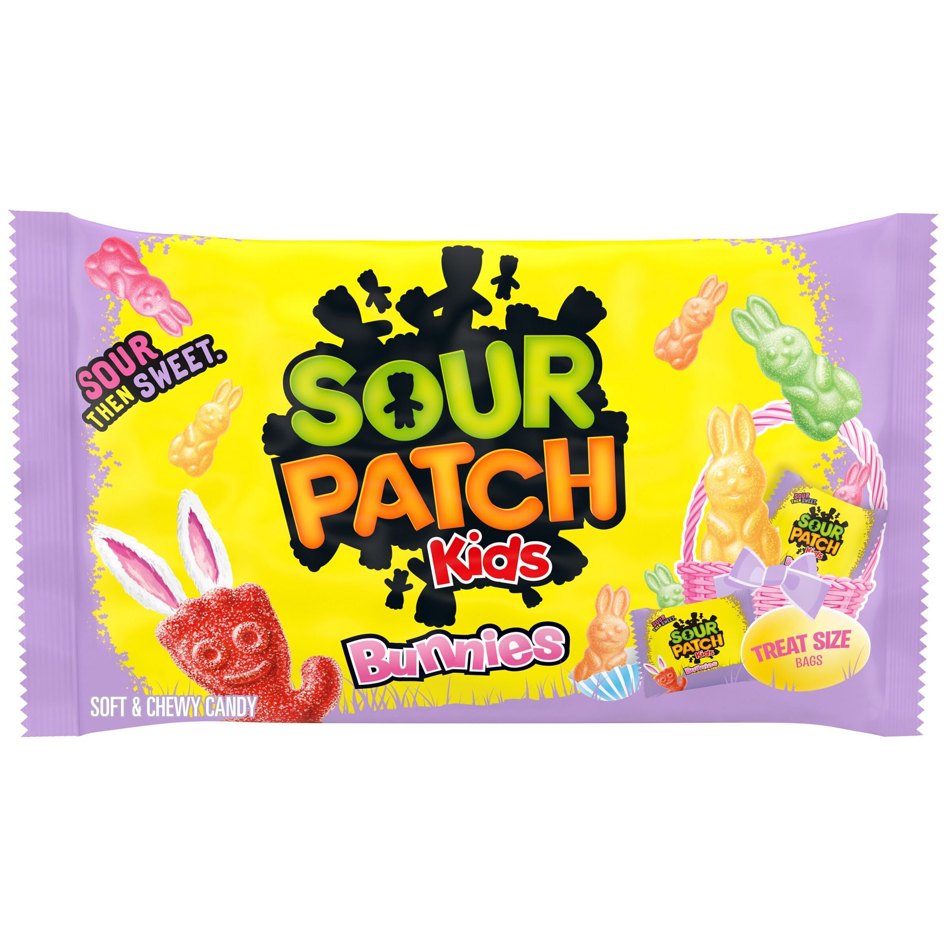 SOUR PATCH KIDS Easter Bunnies Soft & Chewy Candy Treat Size - 7.9oz