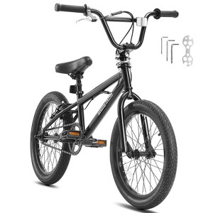 VEVOR BMX Bike, 18-Inch Wheel Freestyle Bike, BMX Race Bike with 360° Rotor, Beginner-Level BMX to Advanced Riders, BMX Bicycles - 1 of 4
