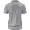 Mens Shirt Zip Polo Shirts Short Sleeve Shiny Shirt Outfits Party Costume Top - 3 of 4