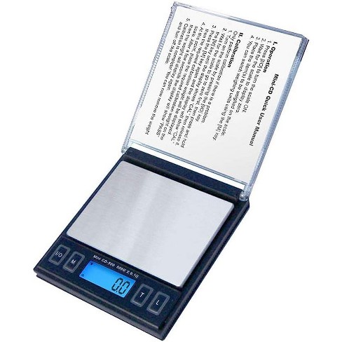 American Weigh Scales CD Mini Series Compact Stainless Steel Digital  Portable Pocket Weight Scale 500G X 0.1G - Great For Kitchen