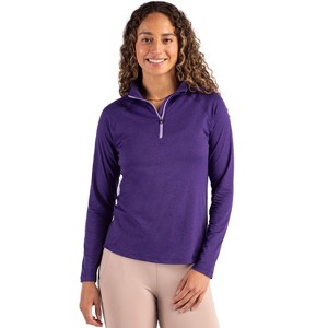 Cutter & Buck Coastline Epic Comfort Recycled Women’s Quarter Zip - 1 of 2
