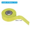 Unique Bargains PVC Non-Adhesive Flagging Tapes for Trail Outdoor 2 Pcs Yellow 1-1/5" x 147 ft - 2 of 4