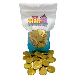 Blair Candy - American Half Dollar Gold Chocolate Coins - Available in 1, 2, 3, and 5 Pound Resealable Bags - 1 of 4