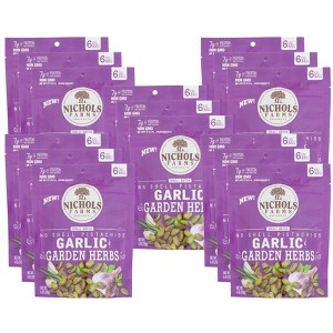 Nichols Farms Garlic and Garden Herbs No Shell Pistachios - Case of 15/6 oz - 1 of 4
