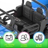 24V 4WD 6-Wheel 2-Seater Kids Ride-On Dump Truck, Remote Control, 4×75W Motors, LED Lights, Music, Functional Dump Bed - 4 of 4