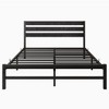 CAVINAS Industrial Retro Full Platform Bed Frame, 400LBS Heavy-Duty Beds with Headboards, Noise-Free Metal Bed Frame with Under-Bed Storage - 3 of 4