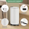 GAOMON Round Trash Can, Modern Garbage Can with Soft Close Lid and Foot Pedal, Compact Wastebasket30 Liter Round Kitchen Trash Can - 2 of 4
