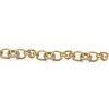 14K Yellow Gold-Plated Tubular Cable Link Bracelet with Cubic Zirconia, featuring a sophisticated love knot design for a touch of elegant sparkle. - 3 of 3