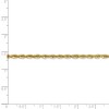 Black Bow Jewelry 2.8mm 14k Yellow Gold Hollow Rope Chain Necklace - 4 of 4