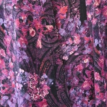 purple floral medallion