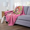 Warner Bros. Elf Four Food Groups Pink Silk Touch Throw Blanket 50x60 Inches - 2 of 4