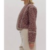 Women's This Means Everything Floral Quilted Jacket - entro - 3 of 4