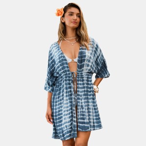 Women's Boho Tie-Dye Beach Cover Up - Cupshe - 1 of 4