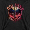 Men's Big Bend National Park Coyote In The Moonlight  Full Color Pull-Over Hoodie - 2 of 4