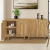 Storage Kitchen and Dining Cabinets,Buffet Sideboard Cabinet Credenza Cabinet with Sturdy Wooden Legs,Bedroom,Living Room,Kitchen,Hallway-Tanpinhause - 2 of 4