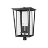 Z-Lite Seoul 4 - Light Post Light in  Black - 3 of 4