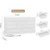 Wood Dresser with 12 Drawer, Modern Chest of Dressers for Bedroom - 2 of 4