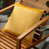 TOWN & COUNTRY TERRA Alara Solid Border Handcrafted Indoor Outdoor Decorative Pillow - 3 of 4