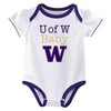 NCAA Washington Huskies Infant Girls' 3pk Bodysuit - 2 of 4