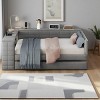 Merax Space-Saving Multifunctional Platform Bed with Padded Frame - 2 of 4