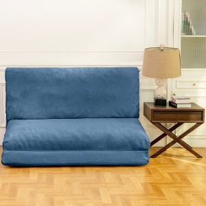 CAVINAS Bean Bag Chair Large Folding Matress Sofa with Removable and Machine Washable Cover for Living Room, Bedroom - 1 of 4