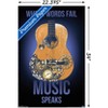 Trends International Music Speaks Unframed Wall Poster Prints - 3 of 4