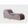 NicBex Sleek Ergonomics Chaise Lounge Lazy Chair,Soft Yet Firm High-Density Foam Core with Removable Machine-Washable Cover,Chic Lazy Lounger - 3 of 4